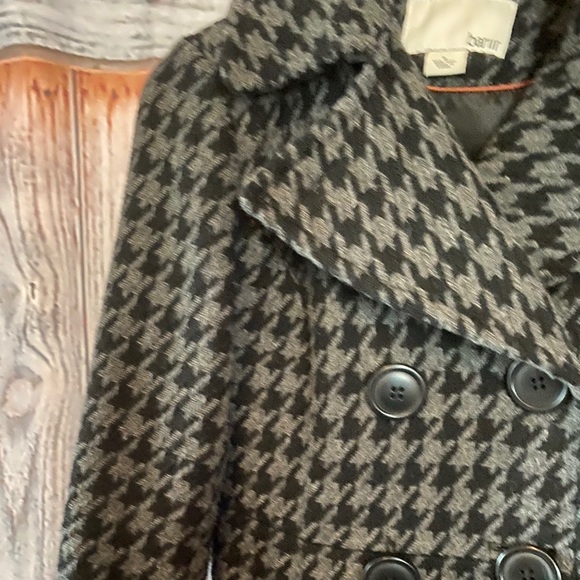 🍁 Sale 2x$20 Bar III women’s Fall winter coat jacket black/grey pattern S - Picture 11 of 16